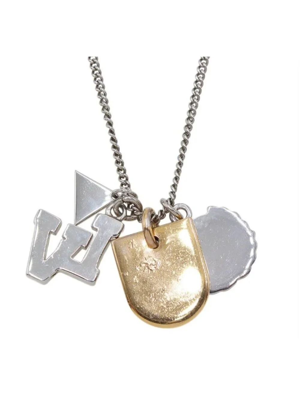 Louis Vuitton Collier Charms League Initial Necklace